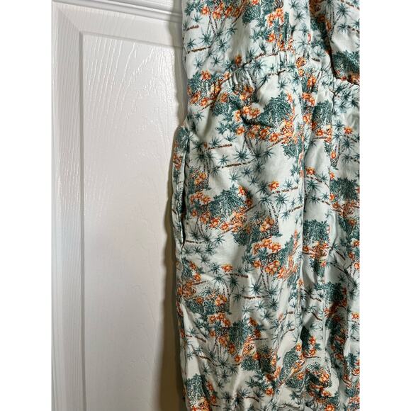 Toad & Co‎ Sundress - Summer Spaghetti Strap Wrap Dress, Floral Organic Sz L - Picture 4 of 8